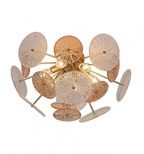 Потолочная люстра G22031 G22031/6BRS+CL+AMB