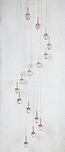 Люстра каскадная G52140 G52143/15BRS CL