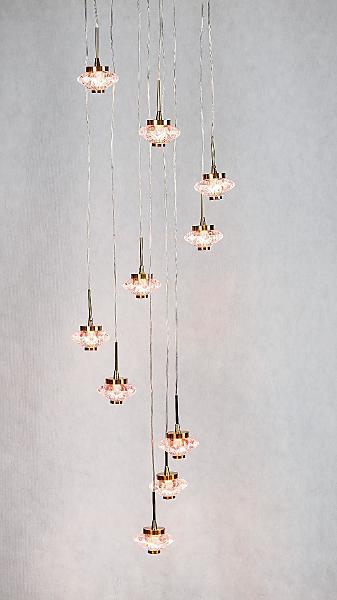 Люстра каскадная G52140 G52145/10BRS PK