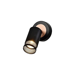Светильник спот G81055 G81055/1wBK+BR BK