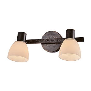 Светильник спот G81096 G81096/2BK+GD WT