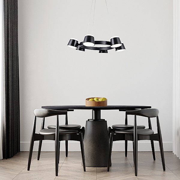 Подвесная люстра G61237 G61237/6BK BK+WT