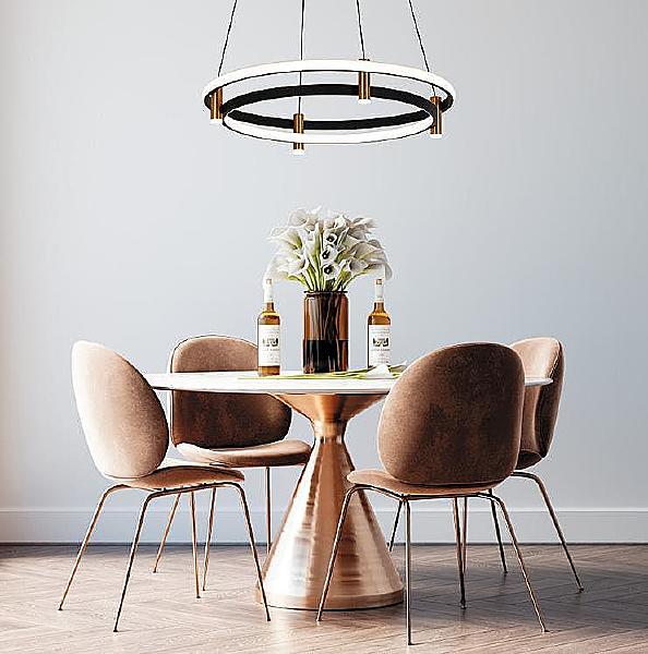 Подвесная люстра G91053 G91053/2+4BK+GD