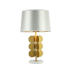 Настольная лампа G32138 G32138/1T LMR+GD WT