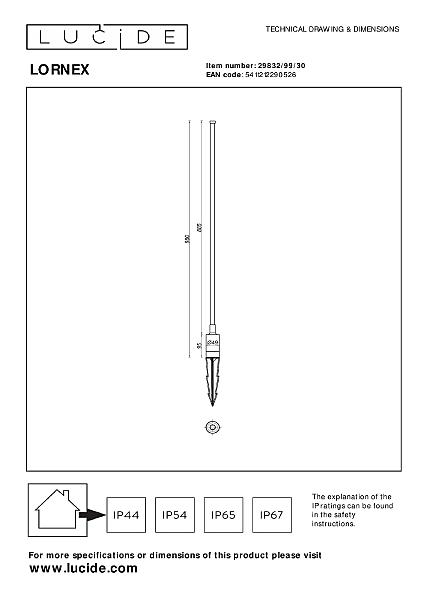 Грунтовый светильник Lornex 29832/99/30