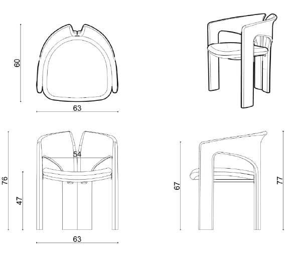 Обеденный стул Viva Viva Chair