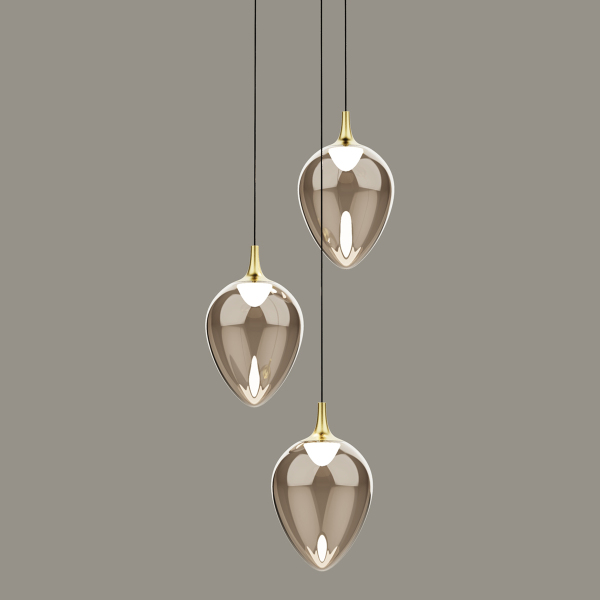 Светильник подвесной MD24001012 MD24001012-3A brass/champagne