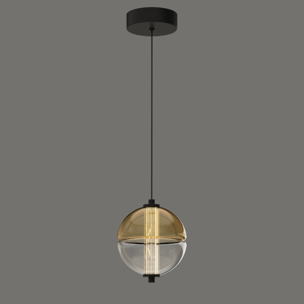 Светильник подвесной MD24022079 MD24022079-1A black/amber