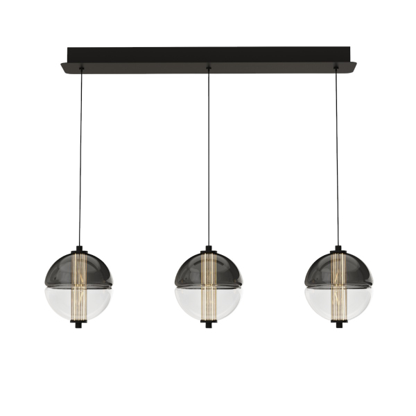 Светильник подвесной MD24022079 MD24022079-3B black/smoky