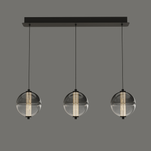 Светильник подвесной MD24022079 MD24022079-3B black/smoky