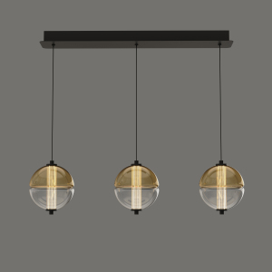 Светильник подвесной MD24022079 MD24022079-3B black/amber