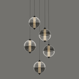 Светильник подвесной MD24022079 MD24022079-5A black/smoky