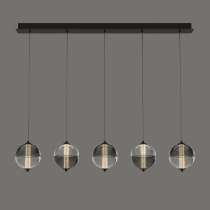 Светильник подвесной MD24022079 MD24022079-5B black/smoky