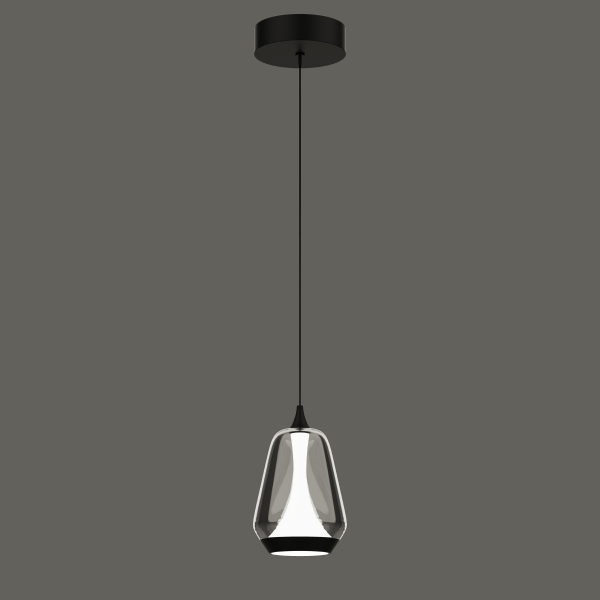 Светильник подвесной MD24001011 MD24001011-1A black/smoky