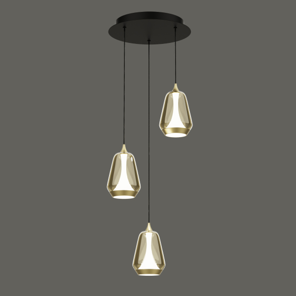 Светильник подвесной MD24001011 MD24001011-3A brass/champagne
