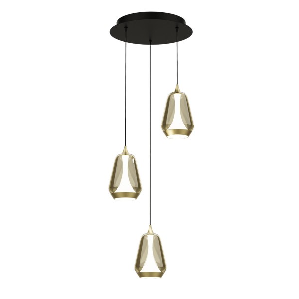 Светильник подвесной MD24001011 MD24001011-3A brass/champagne