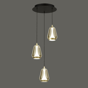 Светильник подвесной MD24001011 MD24001011-3A brass/champagne