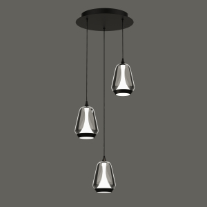 Светильник подвесной MD24001011 MD24001011-3A black/smoky