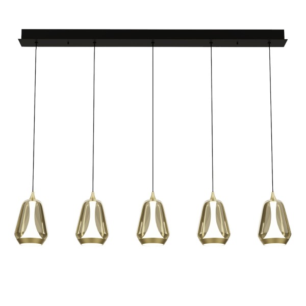 Светильник подвесной MD24001011 MD24001011-5B brass/champagne