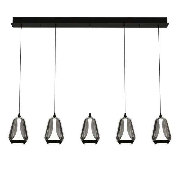 Светильник подвесной MD24001011 MD24001011-5B black/smoky