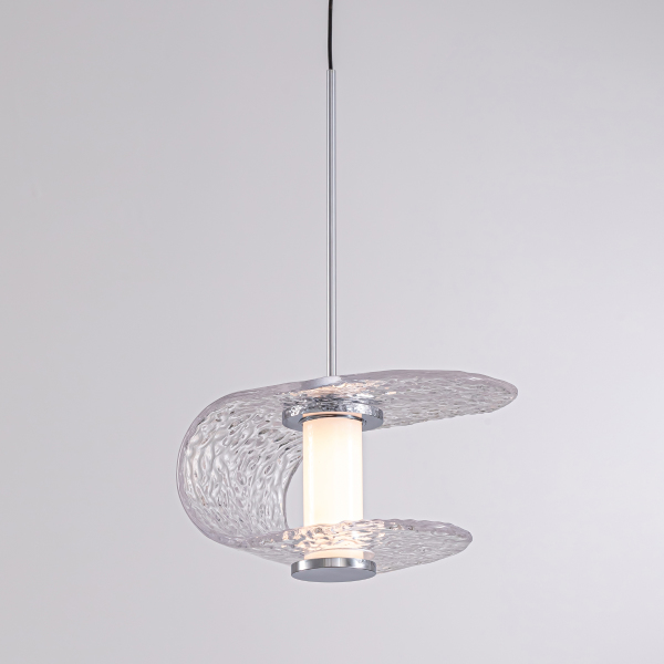 Светильник подвесной MD24020901 MD24020901-1A chrome/clear