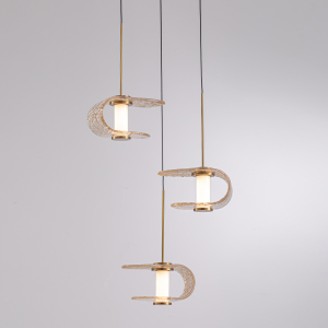 Светильник подвесной MD24020901 MD24020901-3A gold/cognac