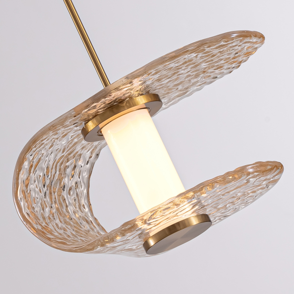 Светильник подвесной MD24020901 MD24020901-3B gold/cognac