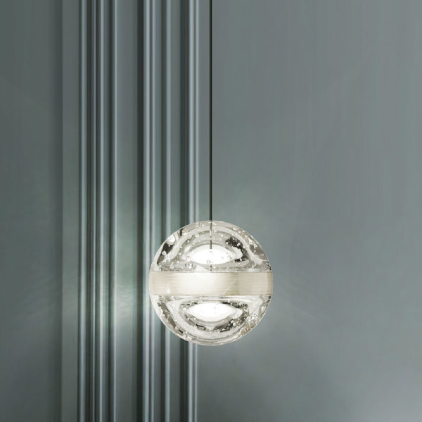 Светильник подвесной Frizzante MD23030088-1A nickel/clear