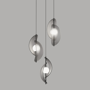 Светильник подвесной MD24030035 MD24030035-3A black/smoky