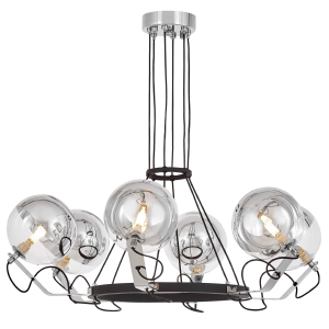 Подвесная люстра Marseo LDP 9110-6 BK+CHR