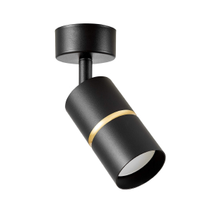 Светильник спот Asti TS TK40-C1 BK+GD