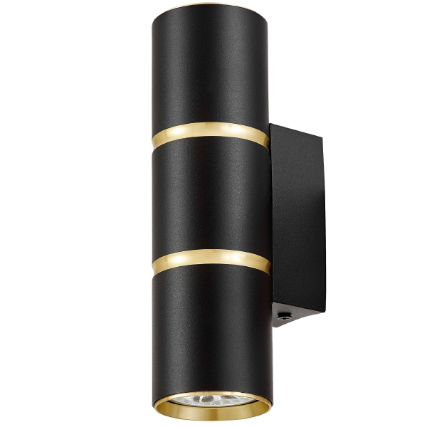 Настенный светильник Asti TS TK40-W2 BK+GD