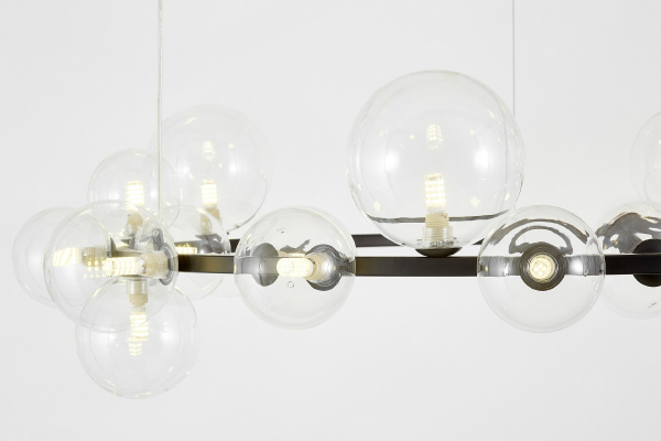 Подвесная люстра Merido LDP 7033-24 BK+CL