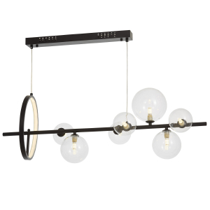 Светильник подвесной Merido LDP 7033-7 BK+CL