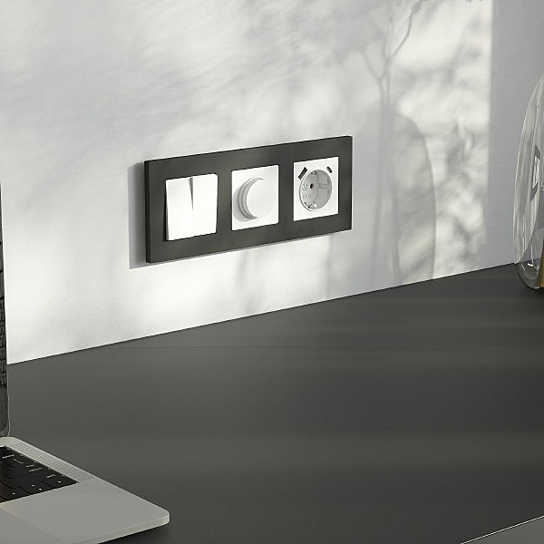 Розетка Werkel W1171761/ Розетка с заземлением, шторками и USB тип A+C (белый матовый)