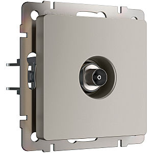 Розетка Werkel W1283004/ ТВ-розетка оконечная (дымчатый)