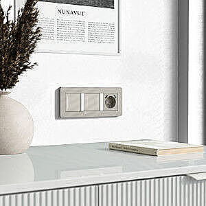 Выключатель Werkel W4523641/ Умный сенсорный выключатель двухклавишный (дымчатый)