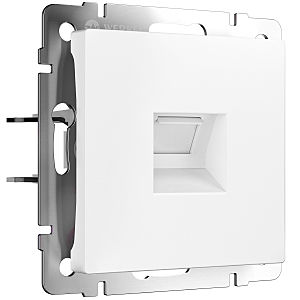 Розетка Werkel W5120001/ Розетка Ethernet RJ-45 cat. 6A экранированная (белый матовый)