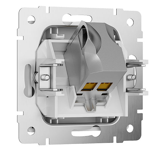 Розетка Werkel W5120101/ Розетка Ethernet RJ-45 cat. 6A экранированная (белый)