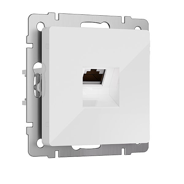 Розетка Werkel W5120101/ Розетка Ethernet RJ-45 cat. 6A экранированная (белый)