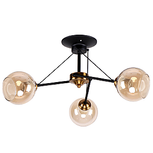 Потолочная люстра IMEX MD.2840-3-S BK+CP