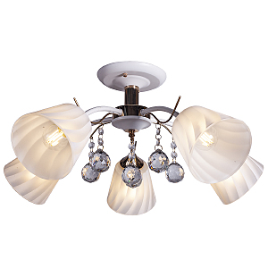 Потолочная люстра IMEX MD.0567-5-S WT+FGD