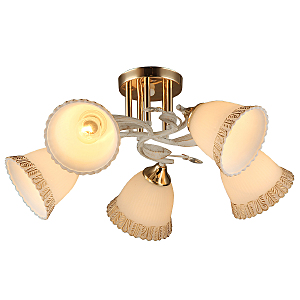 Потолочная люстра IMEX MD.2877-5-S WT+FGD