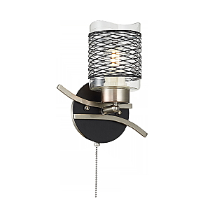 Настенное бра IMEX MD.78272-1-W CH+BK