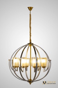 Подвесная люстра AM Group AM372 SP8 GAB+SN