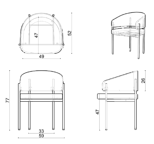 Обеденный стул Hola Hola Chair