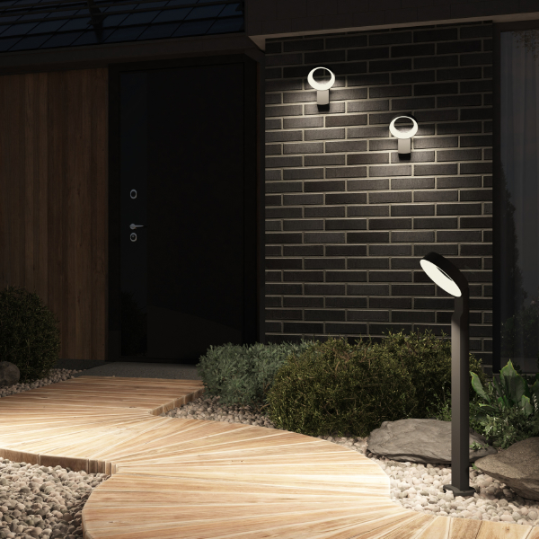 Уличный настенный светильник Sanvik DK9712-BK