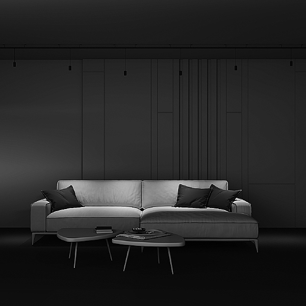 Трековый светильник Focus LED C105PL-3W3-6K-B