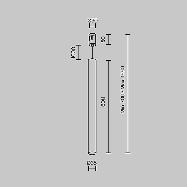Трековый светильник Focus Led TR156-1-5W3K-BS