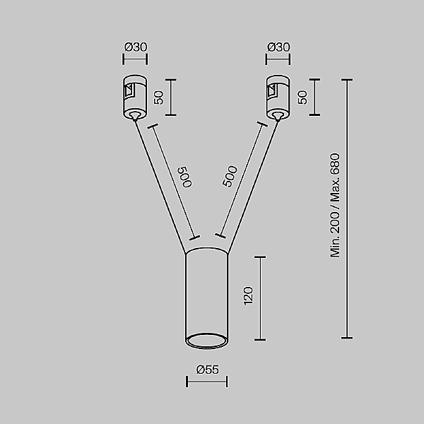 Трековый светильник Focus Led TR157-1-12W3K-B